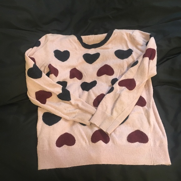 JCrew Heart Sweater - Picture 2 of 4